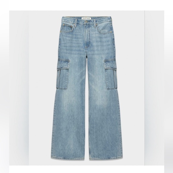 Denim Forum The Farrah Hi-Rise Cargo Jean from Aritzia - Picture 3 of 13